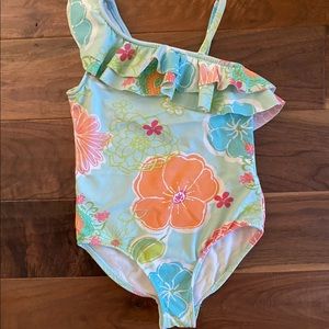 Love U Lots girls one piece swimsuit